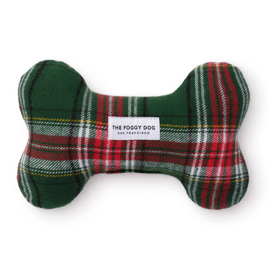 Holly Jolly Plaid - Squeaky Toy
