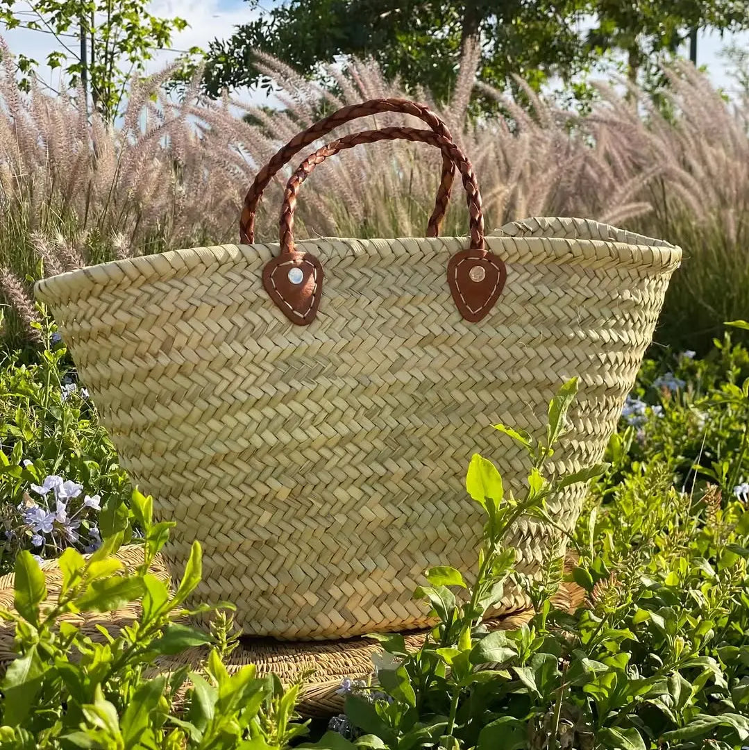 French Market Tote - The Nimes Brown Small