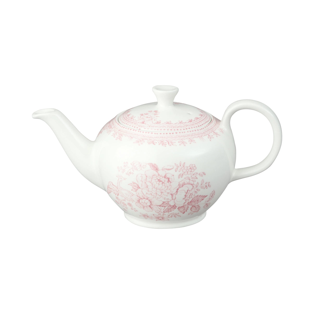 Pink Asiatic Pheasants - Teapot Small