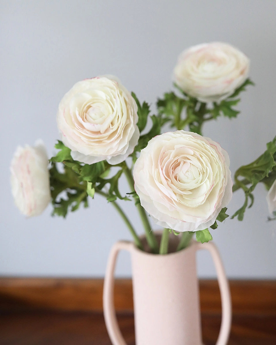 Floral Stem - Ranunculus Cream 21"