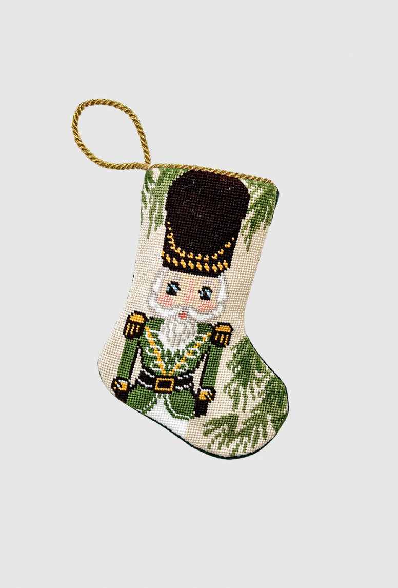 Bauble Stocking - Nutcracker in Green