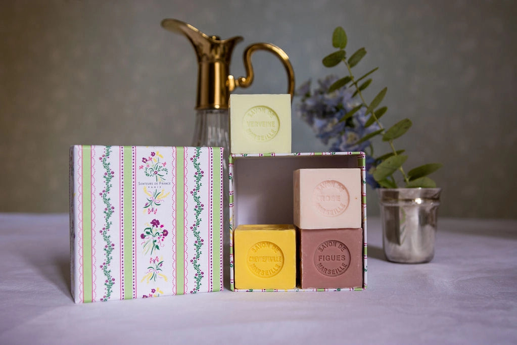 Box Set of Soap - Rose, Verbena, Lily of the Valley, and Honeysuckle