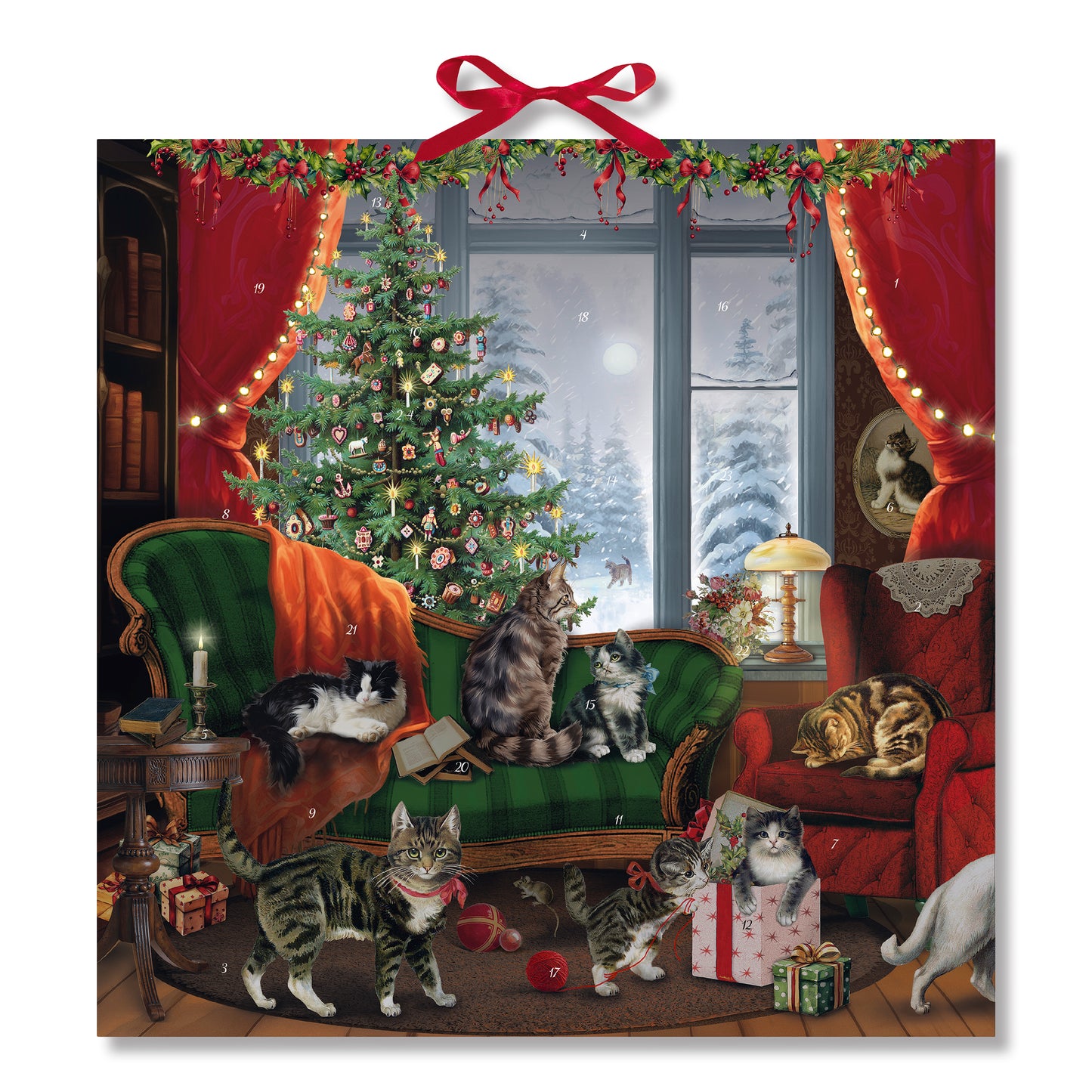 Advent Calendar Standard - Cats at the Window