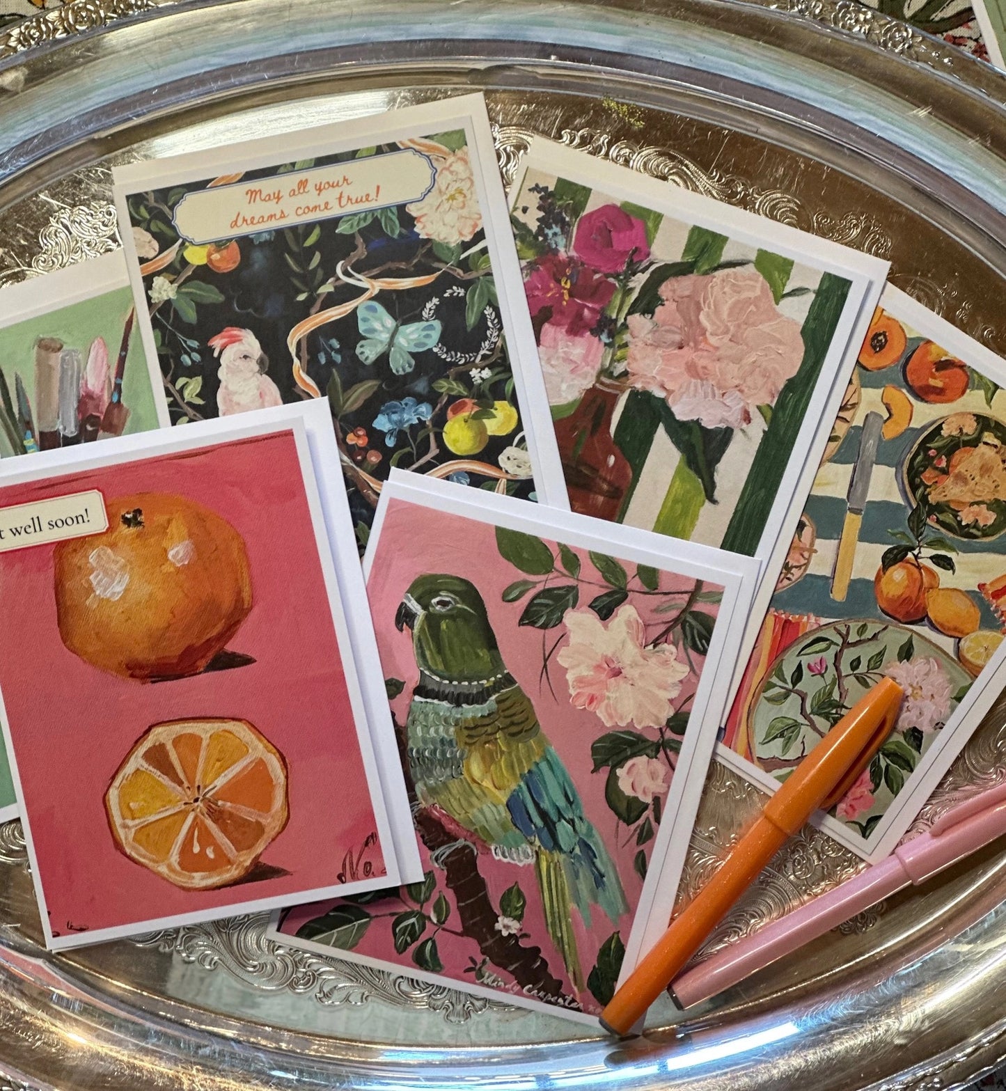 Card - Everyday - Parakeet and Peony