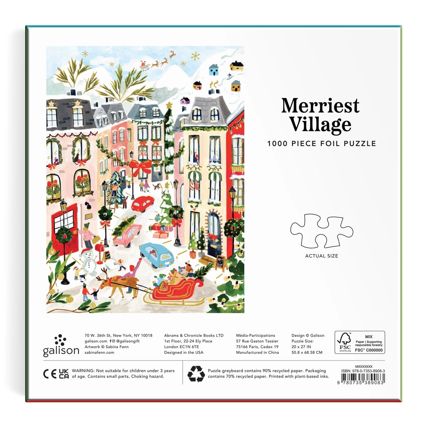 Puzzle - Merriest Village (1000 pieces)