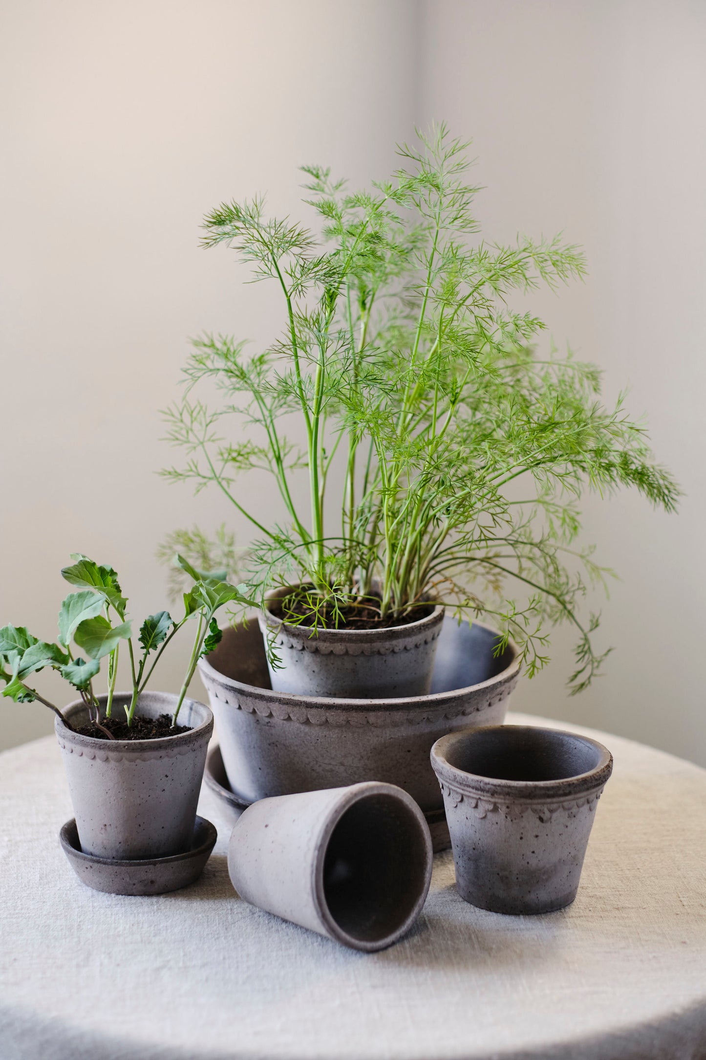 Garden Pot Helena - Grey