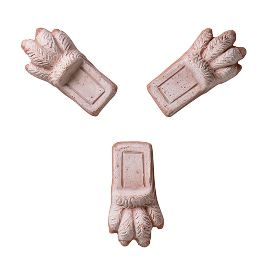 Garden Pot Foot - Lion Paw Rosa (set of 3)
