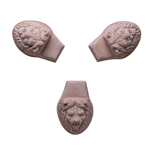 Garden Pot Foot - Lion Head Rosa (set of 3)