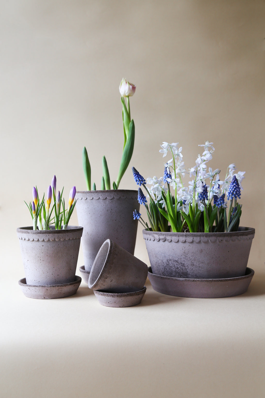Garden Pot Helena - Grey