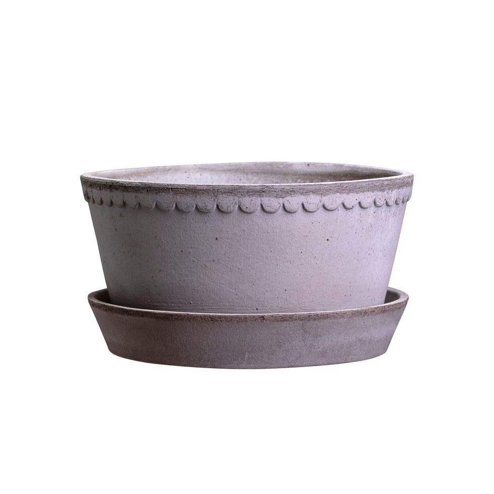 Garden Pot Helena - Grey