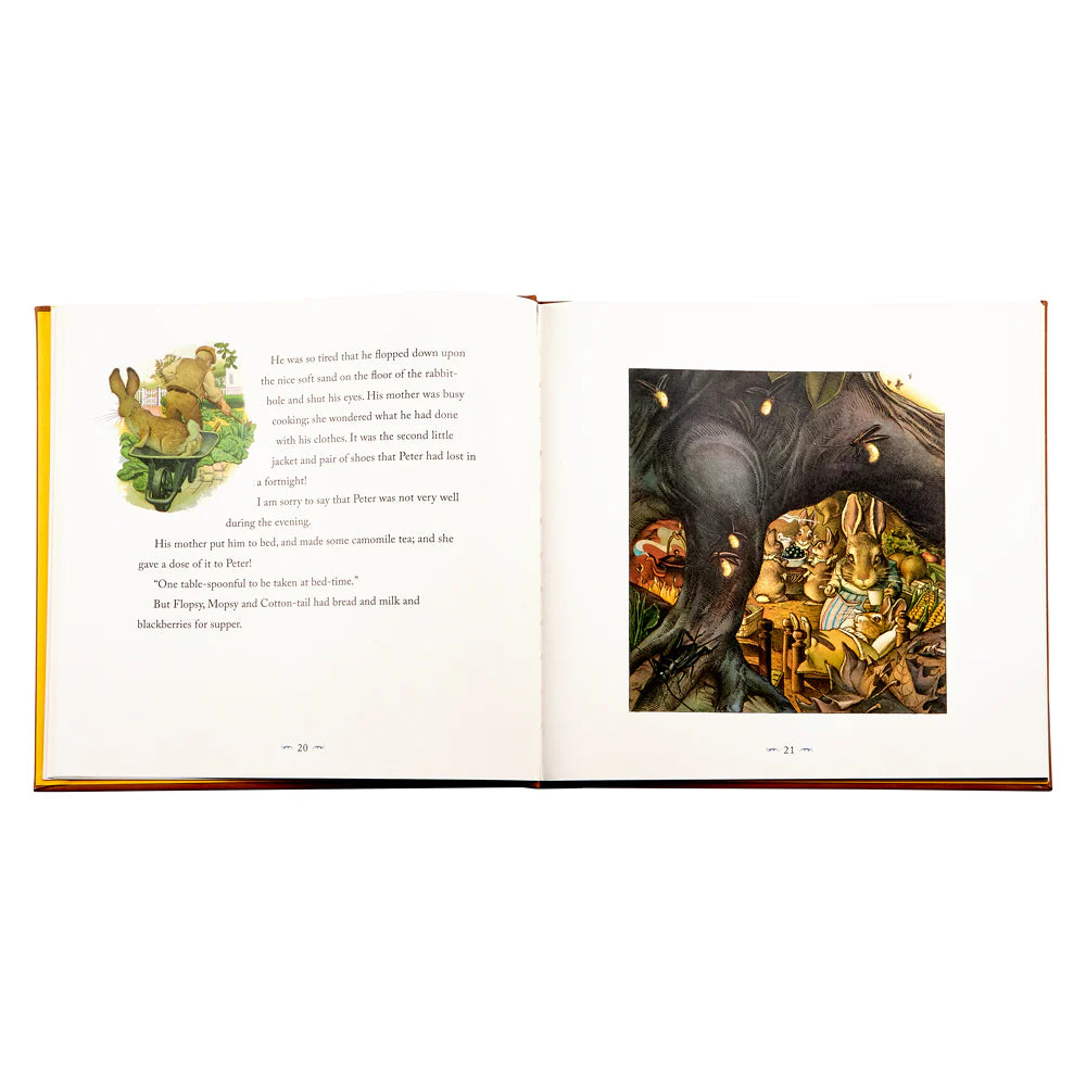 Book - The Classic Tale of Peter Rabbit (Leather Bound Edition)
