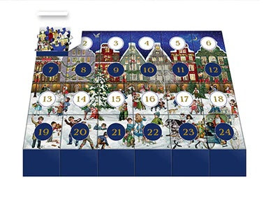 Advent Calendar/Puzzle - Winter Evening in the Town