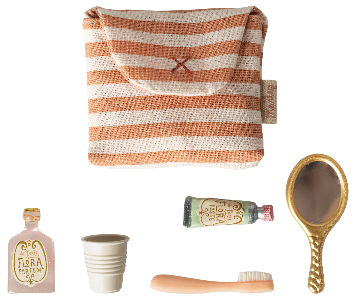 Toothbrush Set - Coral Stripe (Mouse)