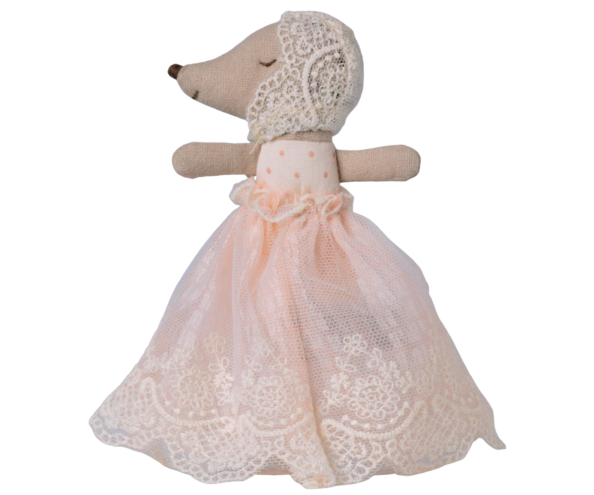 Baby Girl Mouse - Gown - Powder