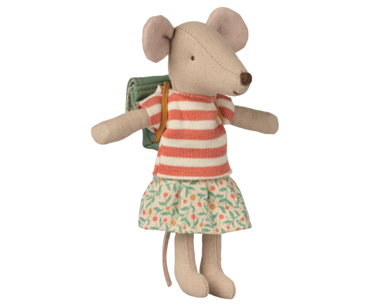 Mouse Clothes - Big Sister - Tricycle Mouse Green