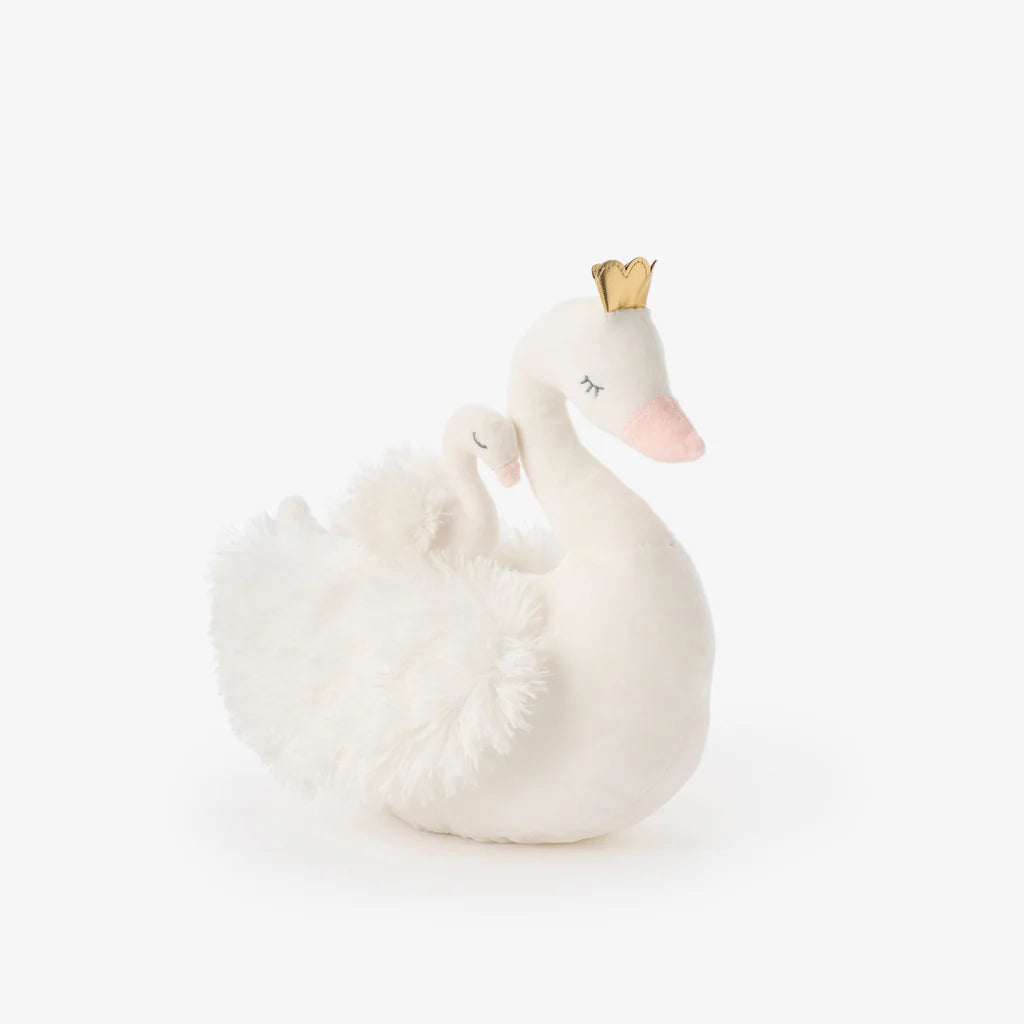 Plush Toy - Mama & Baby Swan (set of 2)
