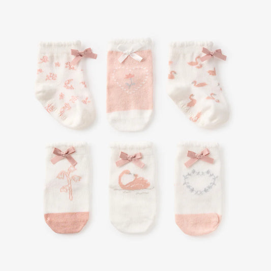 Socks - Swan (6 pack)
