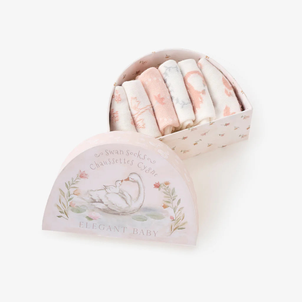 Socks - Swan (6 pack)