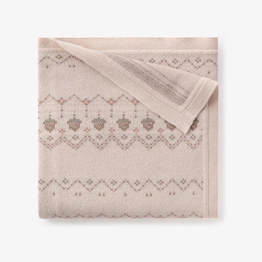 Baby Blanket - Acorn Fair Isle