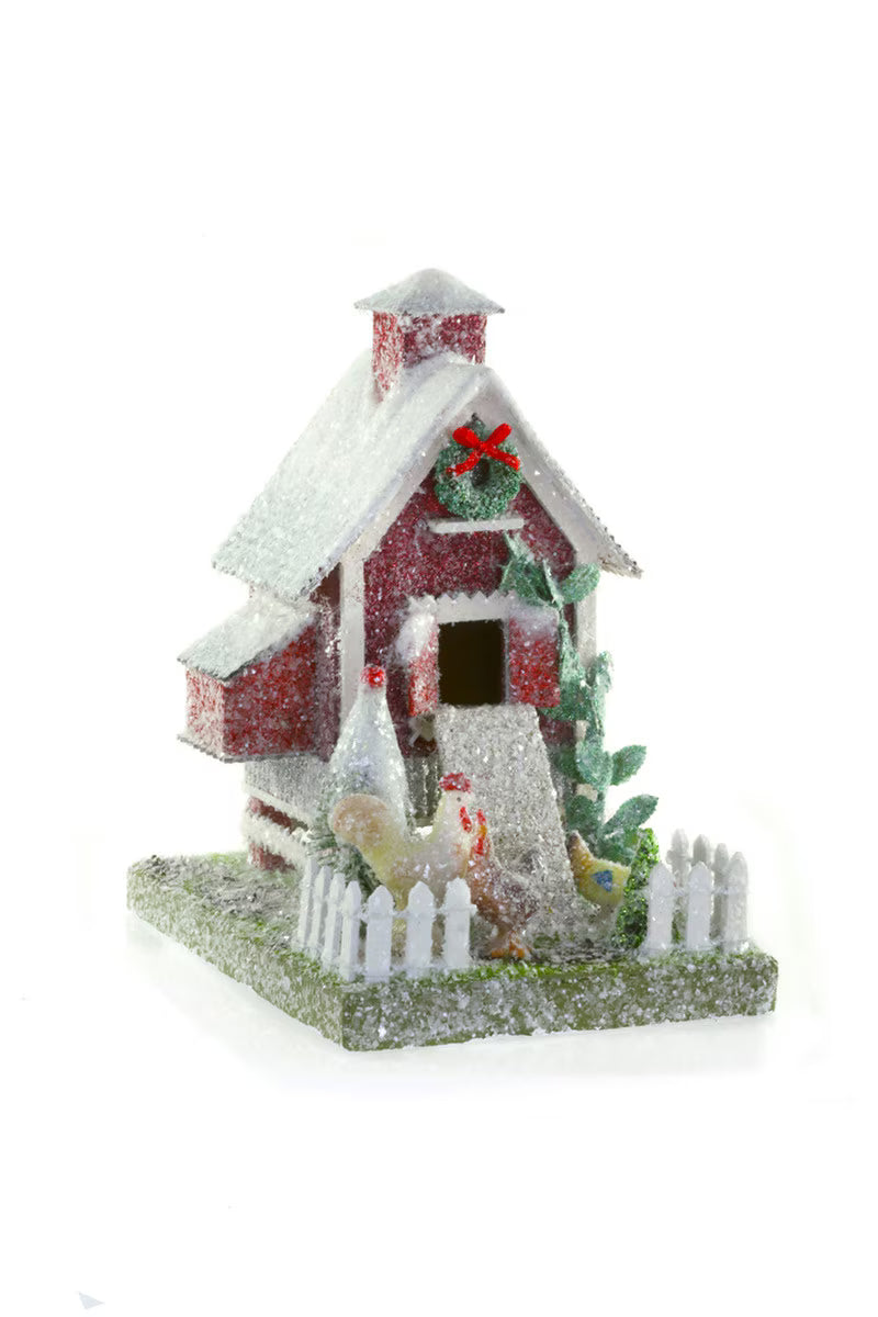 Festive Chicken Coop