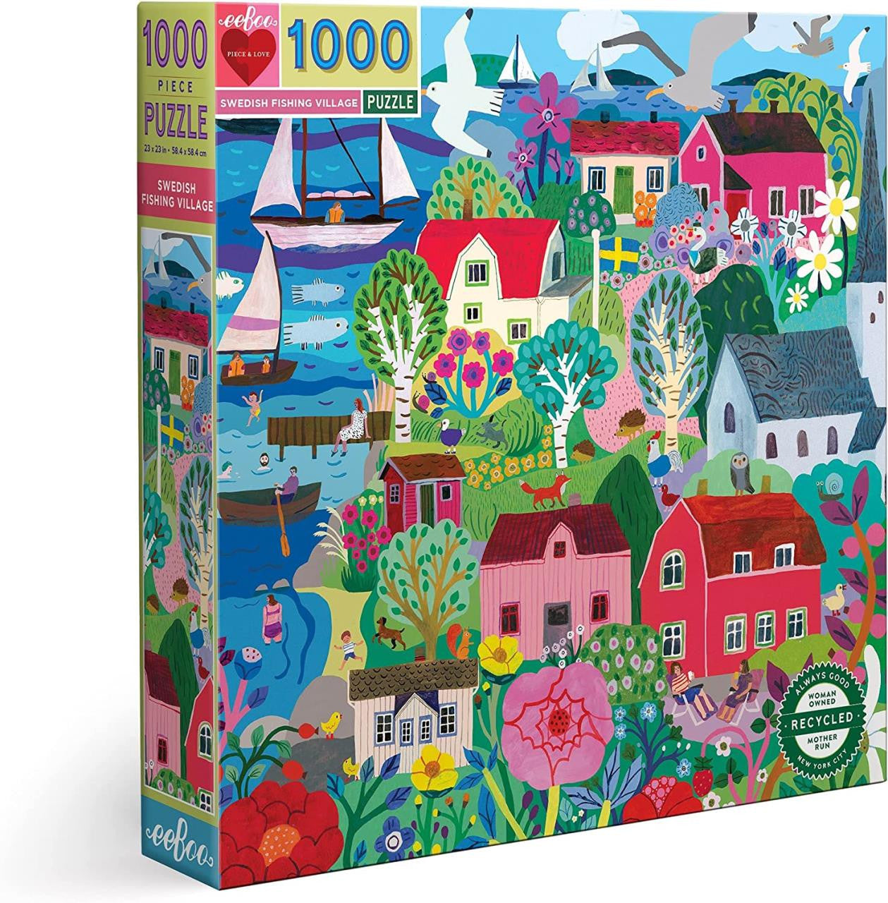 Puzzle - Swedish Fishing Village