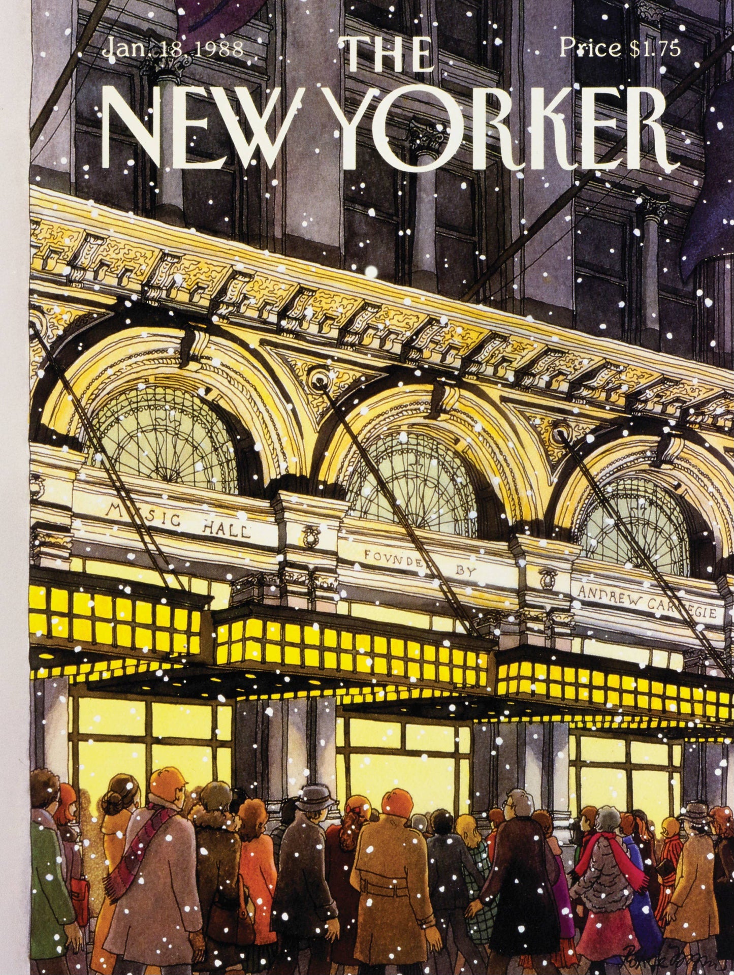 Puzzle - The New Yorker Music Hall (1000 pieces)
