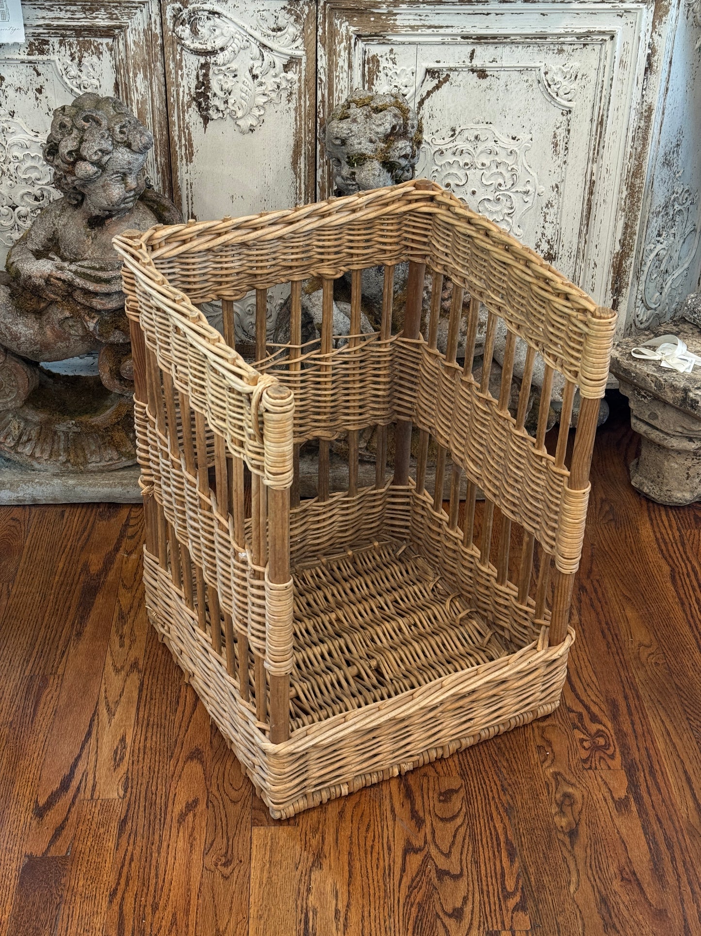 Antique 19th c. French Boulangerie Basket - Large
