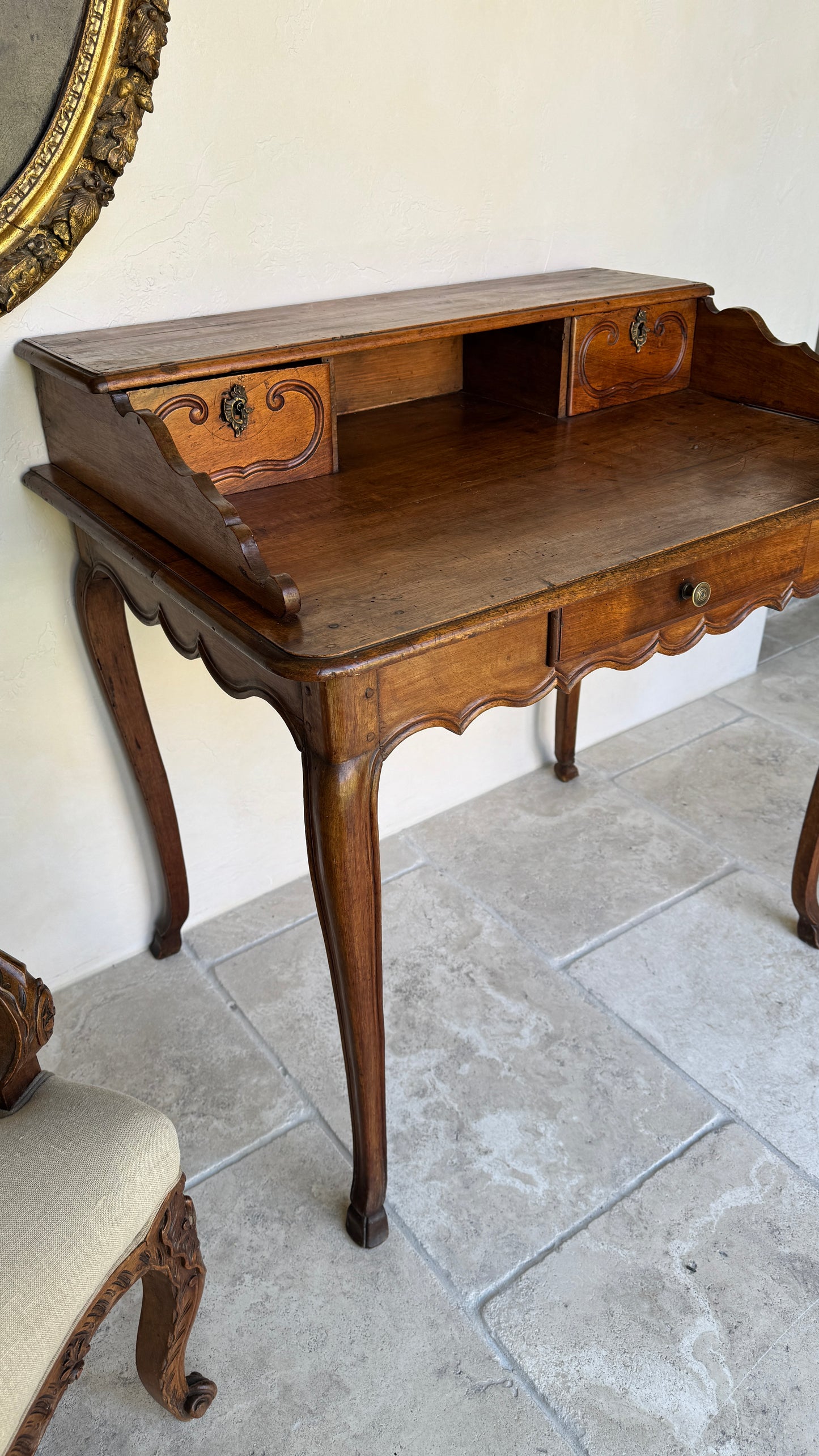 Antique French Louis XV Style Writing Desk