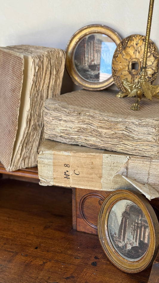 Antique French Paperback Encyclopedia Book