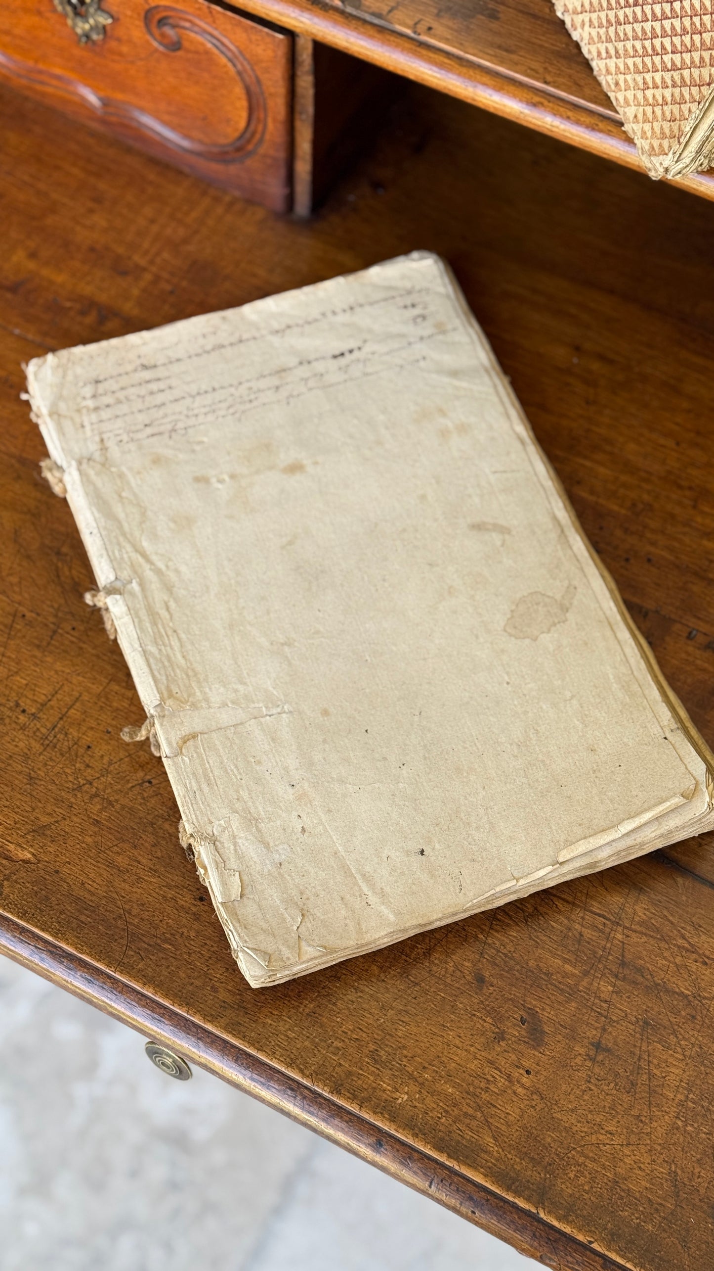 Antique French Paperback Accountants Book