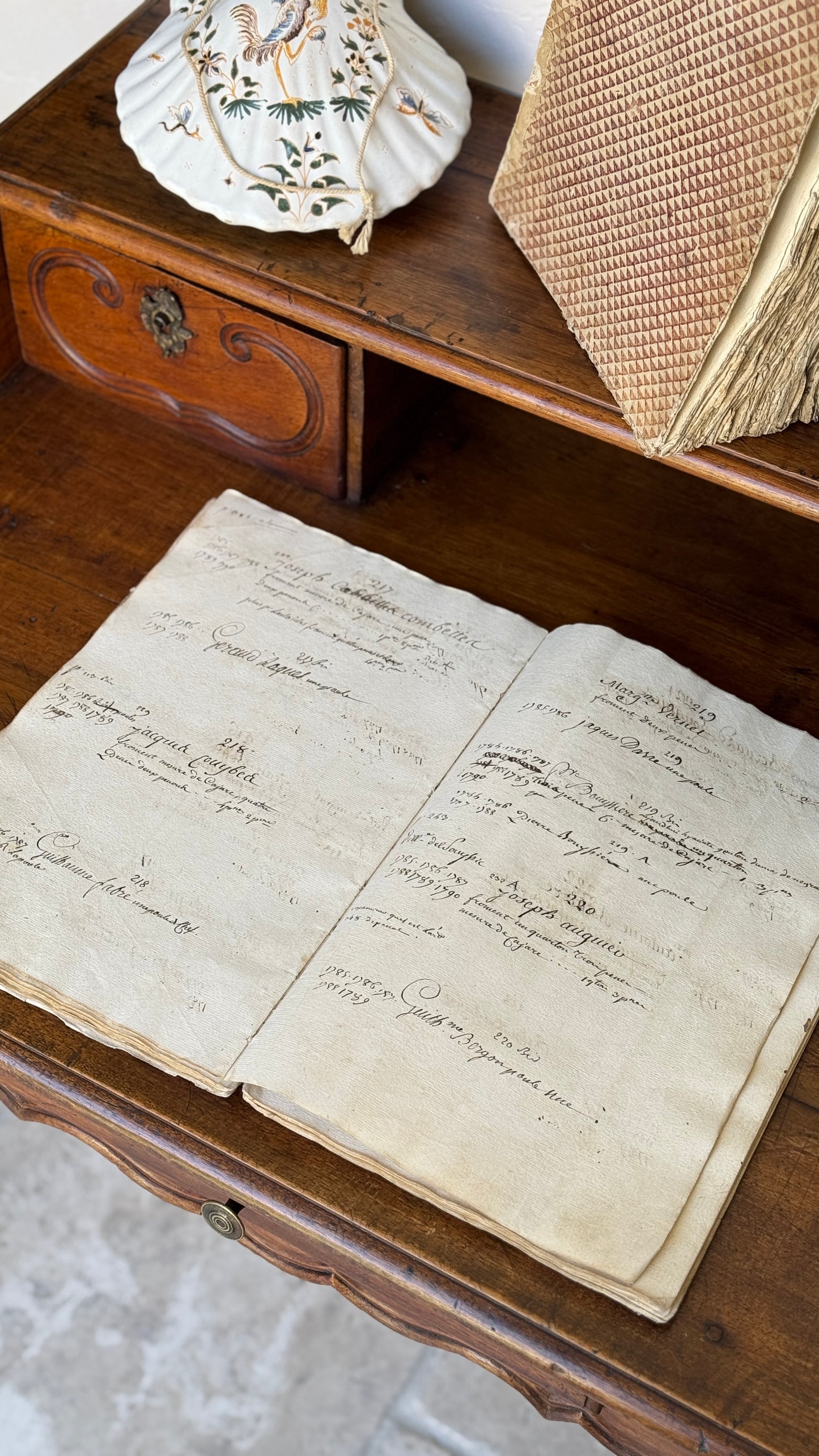 Antique French Paperback Accountants Book