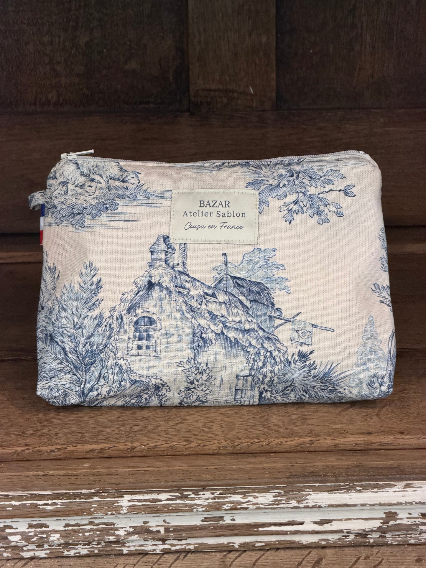 Trousse de Toilette - Jouy de Fruits - Bleue