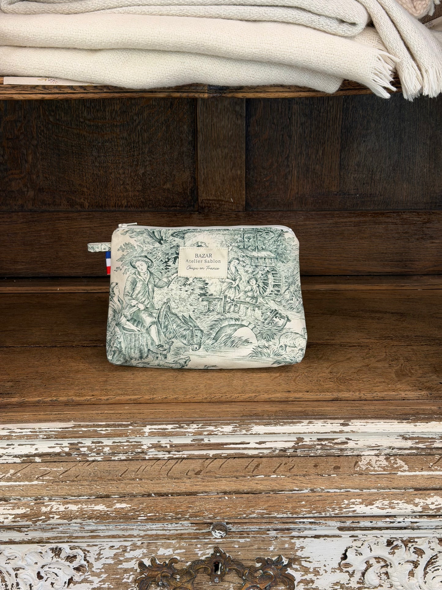 Trousse de Toilette - Jouy de Fruits - Verte