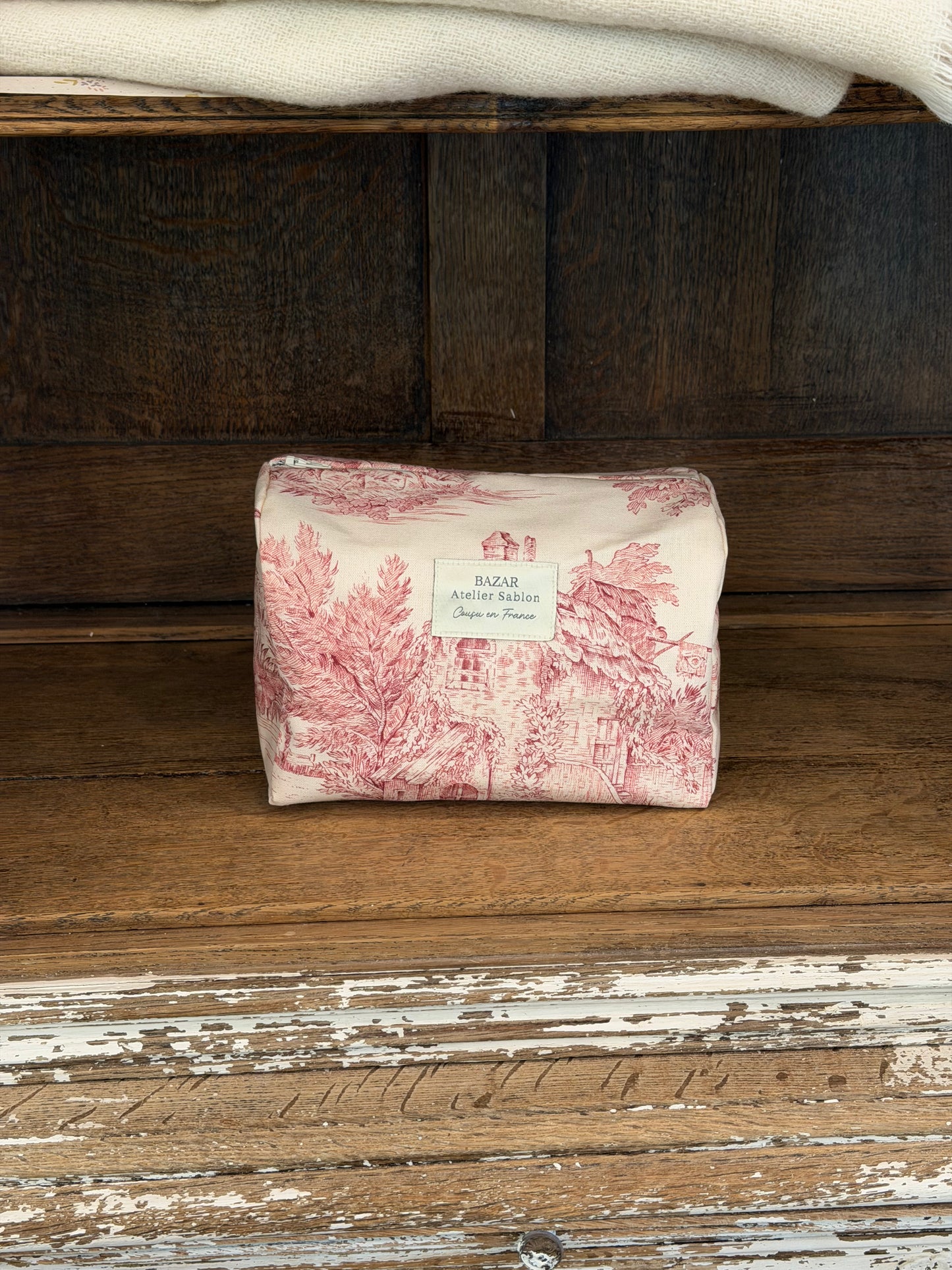 Trousse de Toilette XL - Jouy de Fruits - Rouge