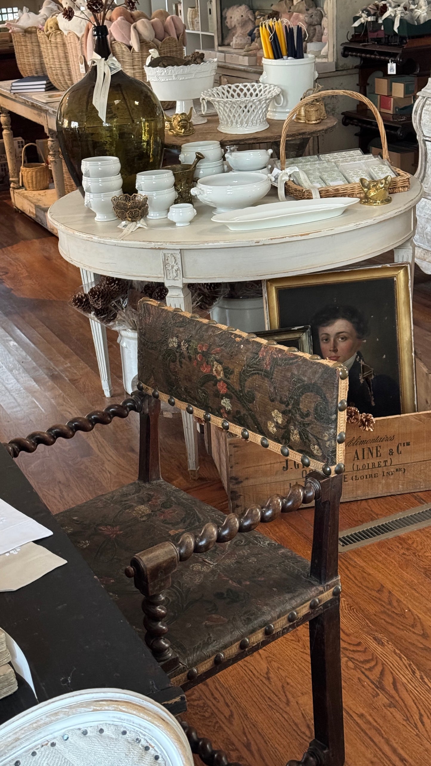 Antique 17th c. French Louis XIII Chair