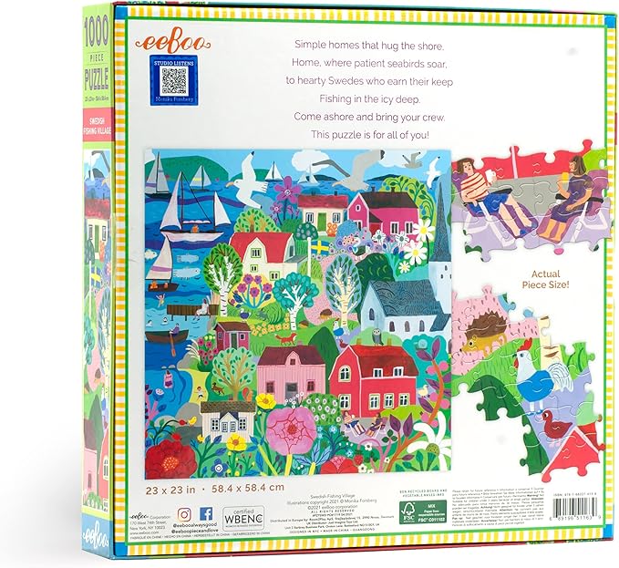 Puzzle - Swedish Fishing Village