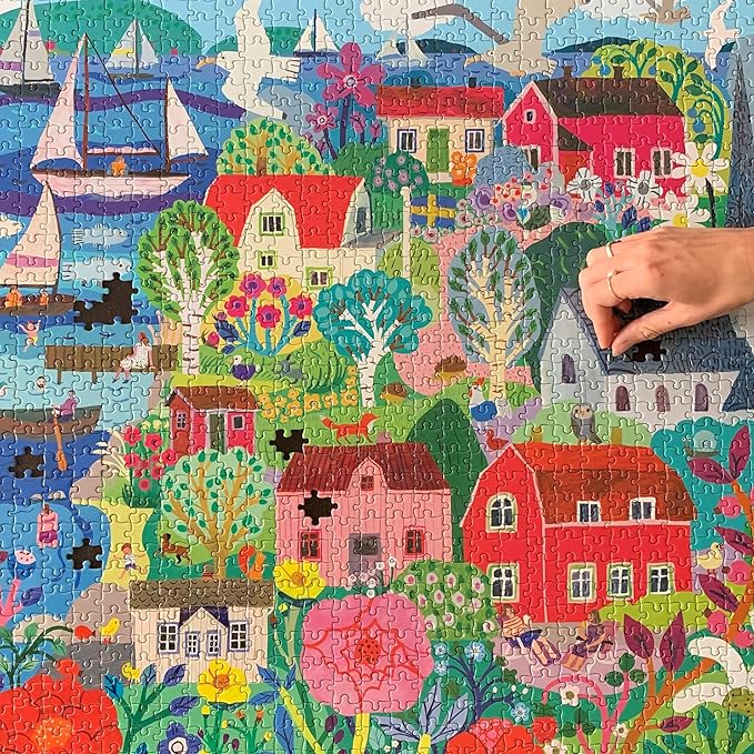 Puzzle - Swedish Fishing Village