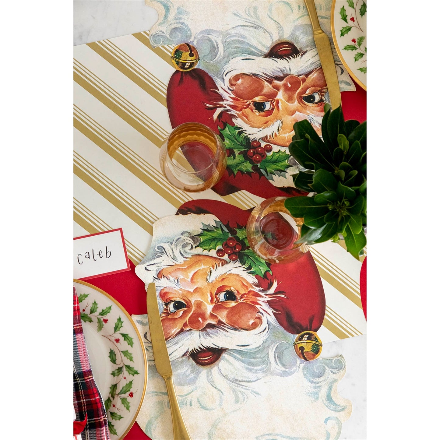 Paper Placemats - Santa (12 sheets)