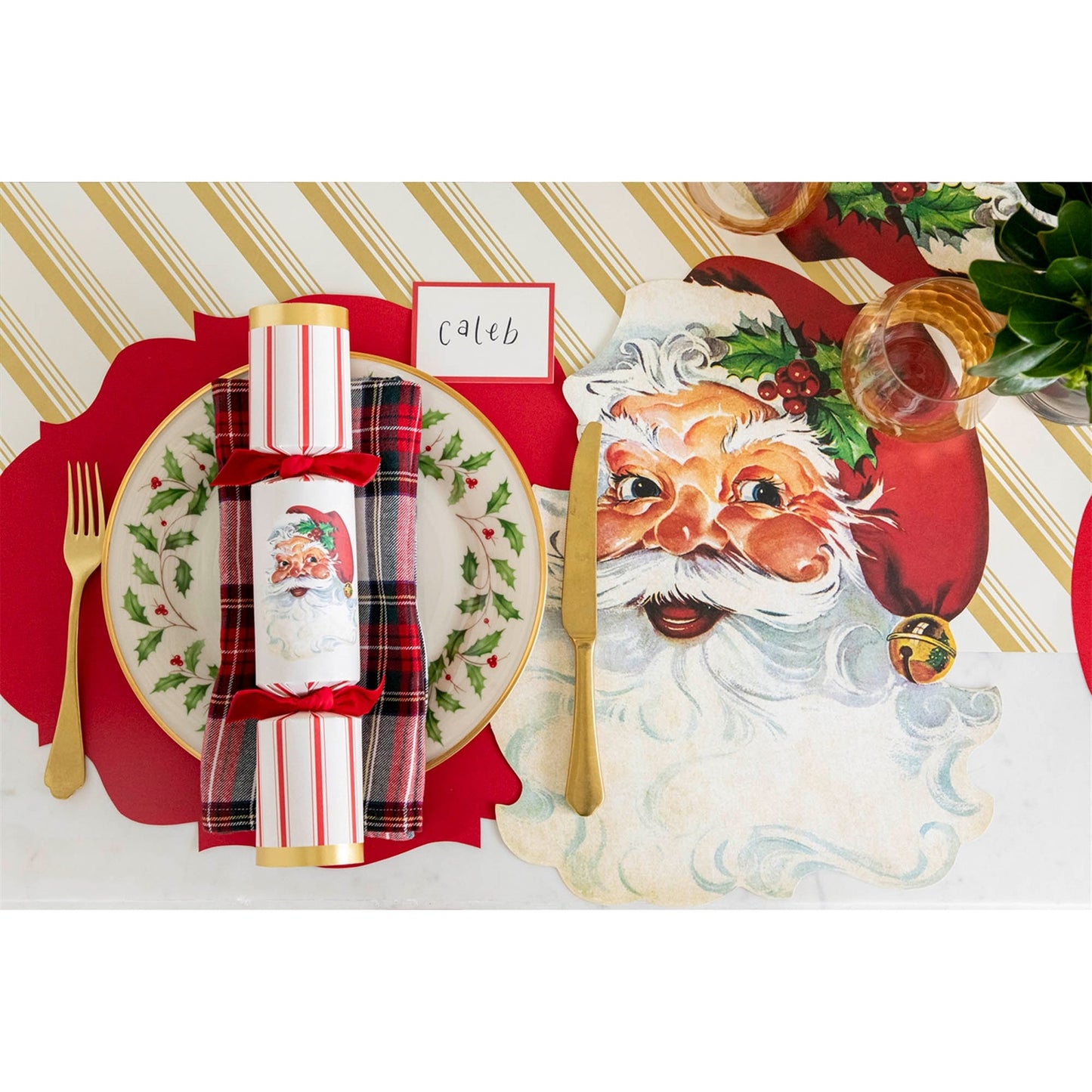 Paper Placemats - Santa (12 sheets)