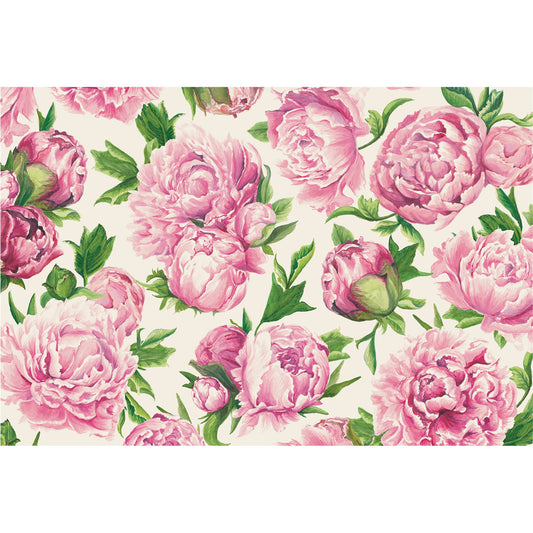 Paper Placemats - Peonies in Bloom (24 sheets)