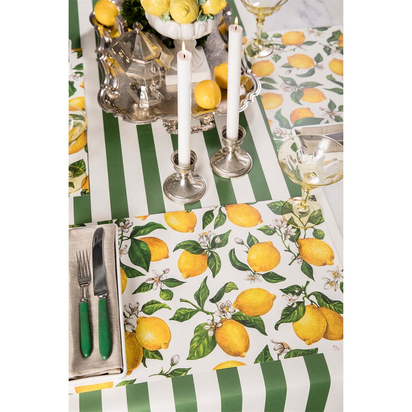 Paper Placemats - Lemons (24 sheets)