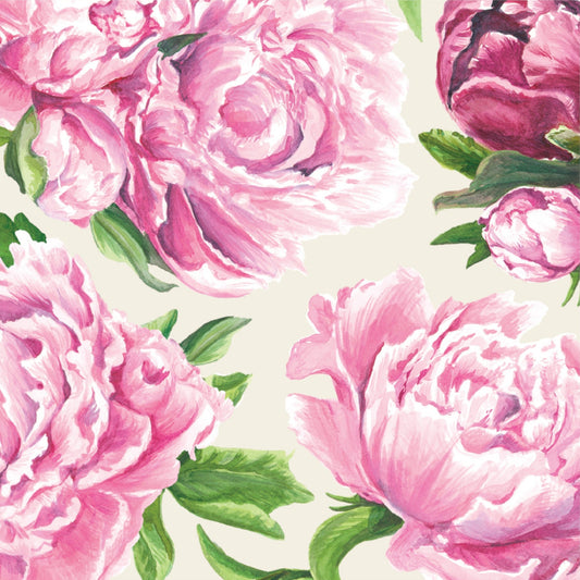 Paper Cocktail Napkins - Peony