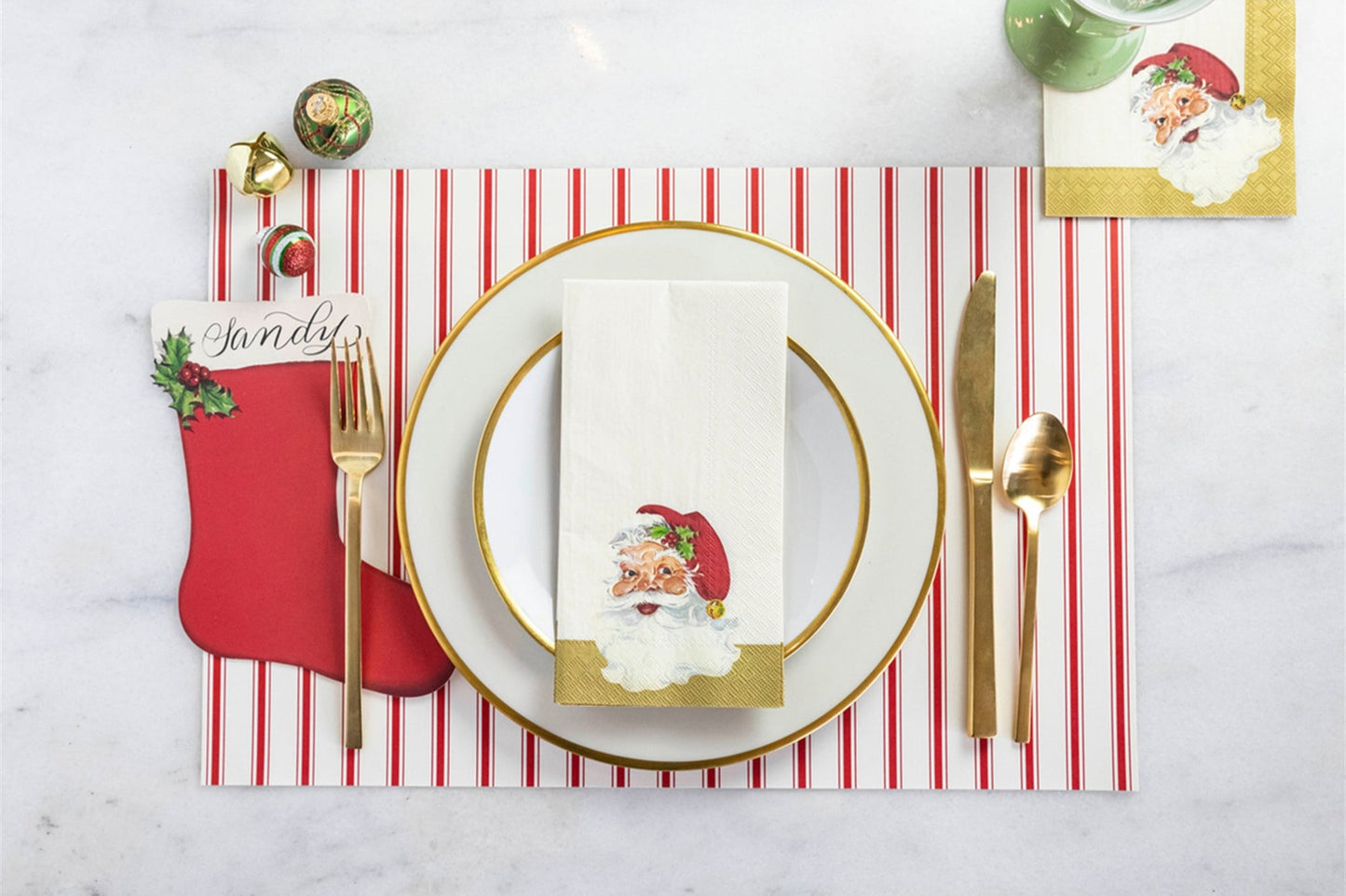 Paper Guest Napkins - Santa