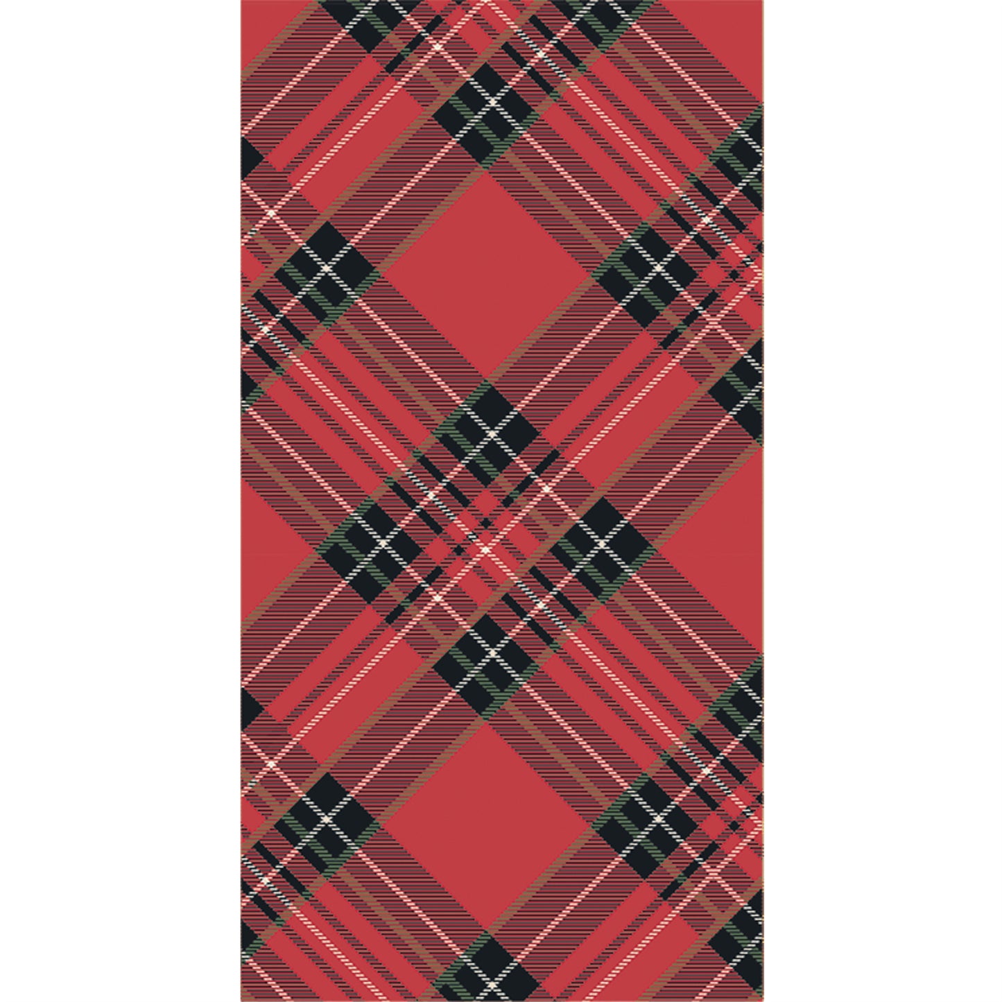 Paper Guest Napkins - Red Plaid