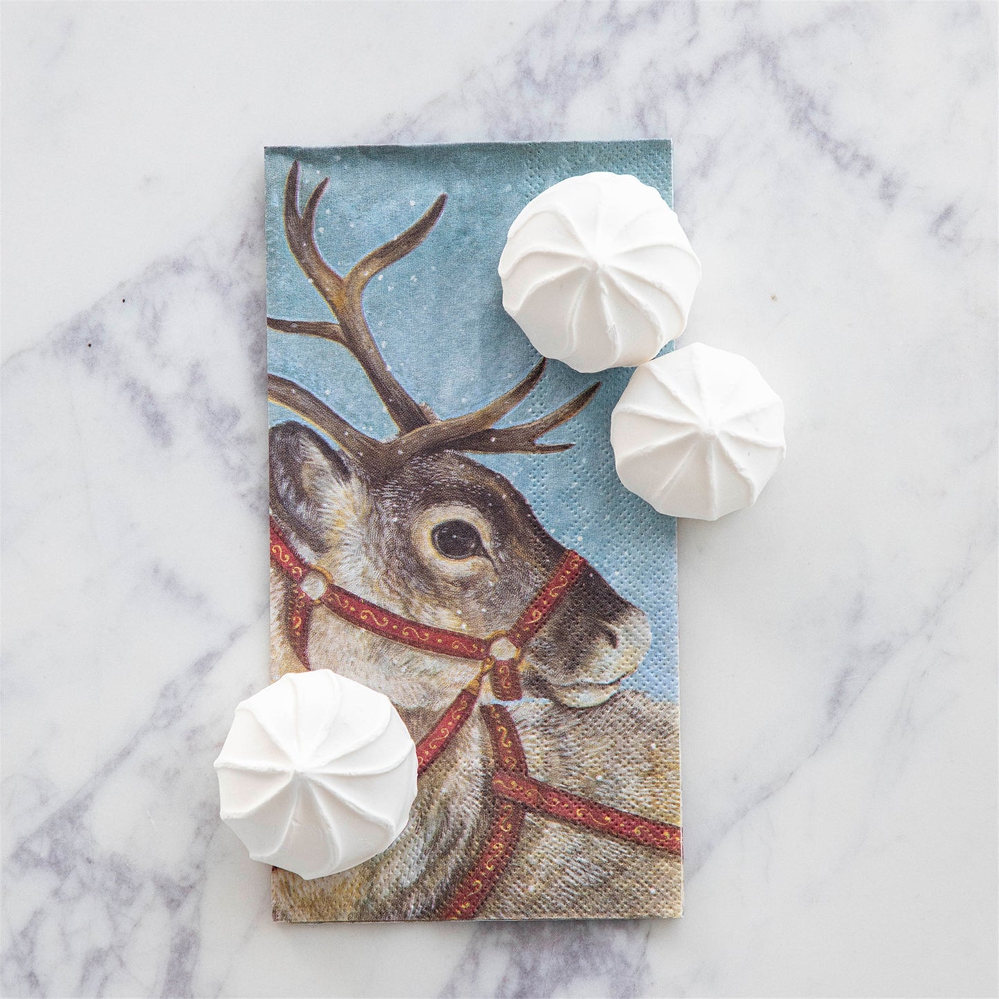 Paper Guest Napkins - Dashing Reindeer