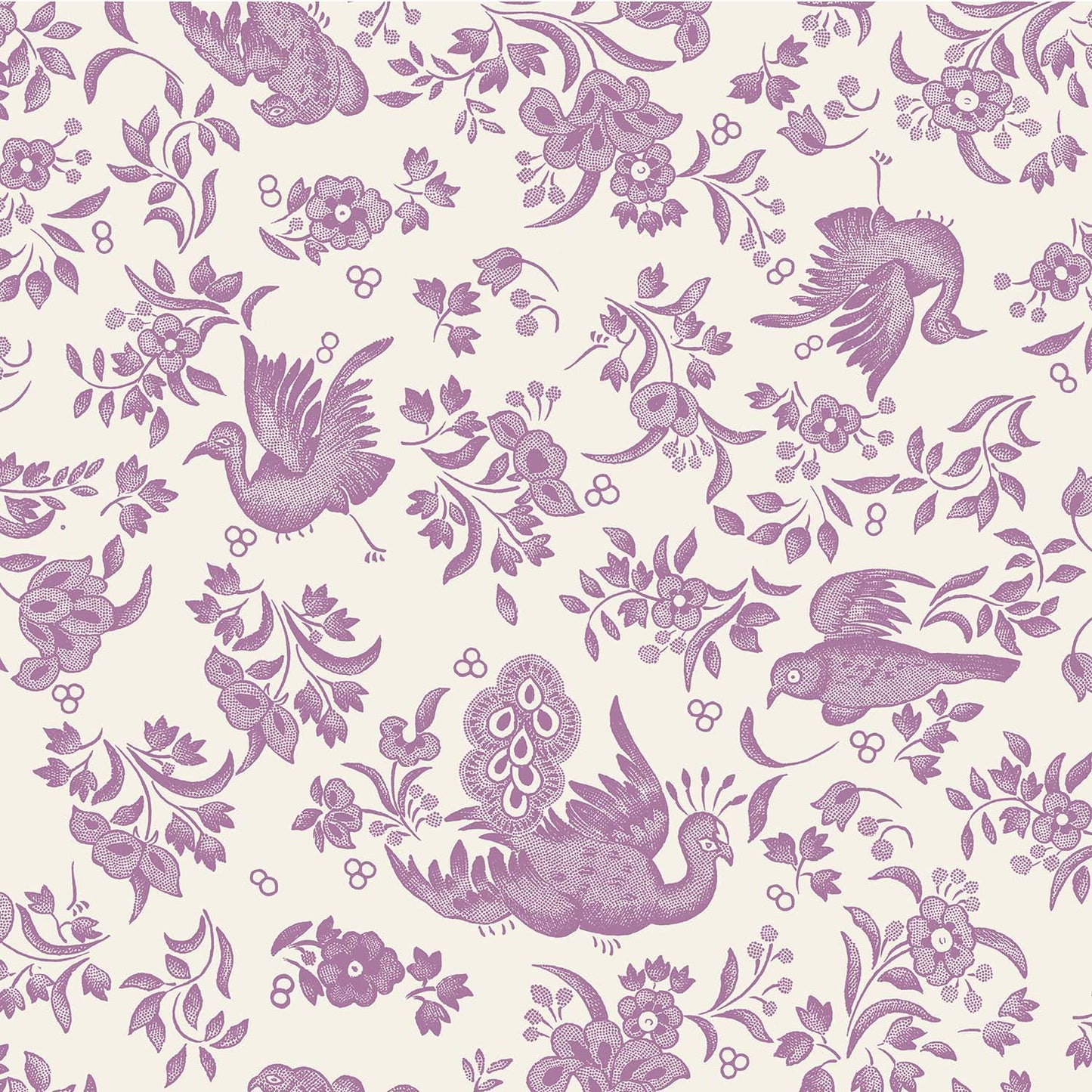 Paper Guest Napkins - Regal Peacock Lilac