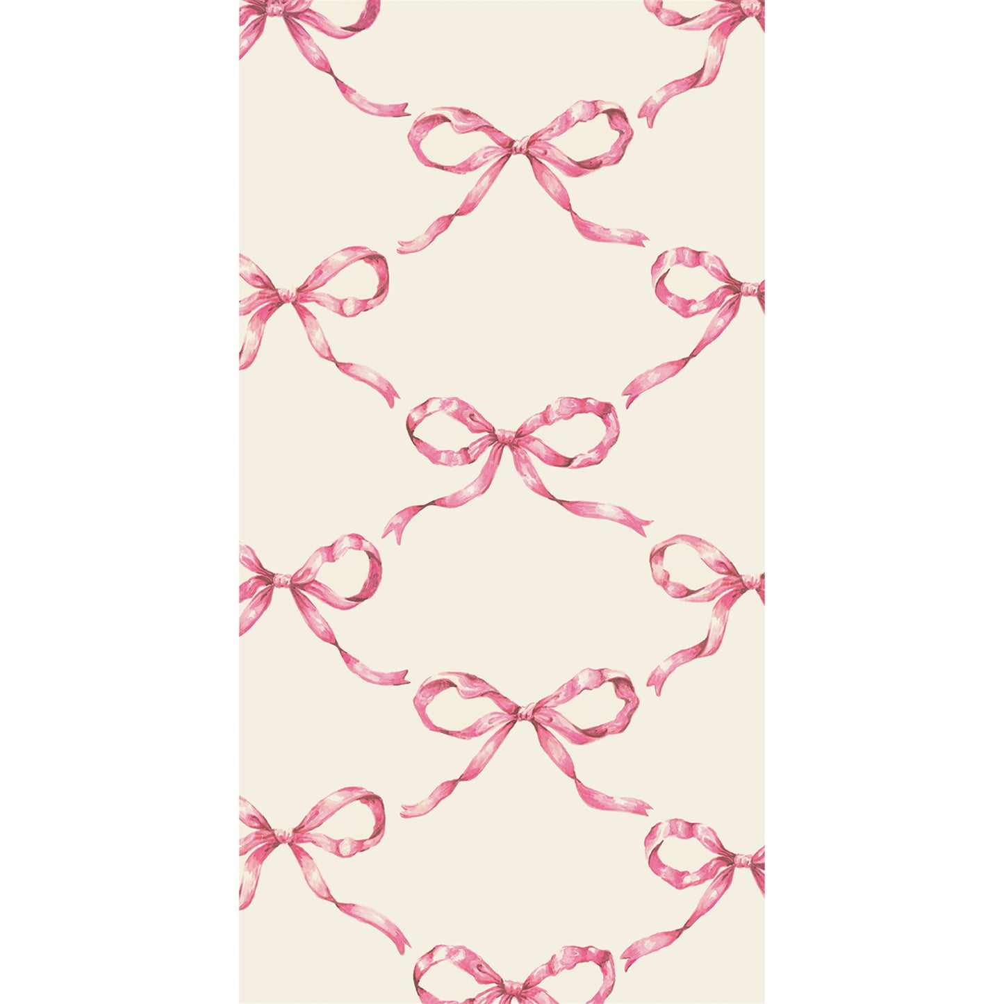 Paper Guest Napkins - Lattice Bow Pink