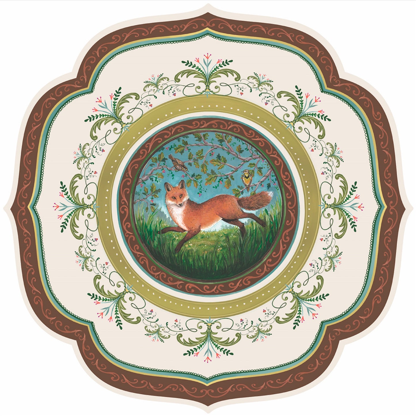 Paper Placemats - Fanciful Fox China (12 sheets)