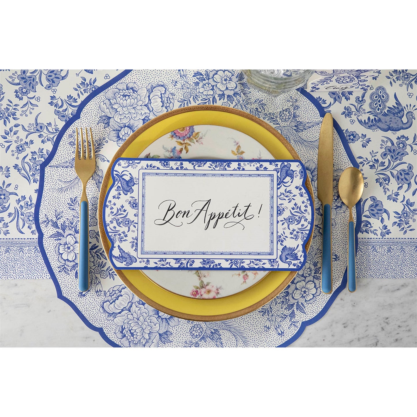 Table Cards - Regal Peacock Blue (pack of 12)