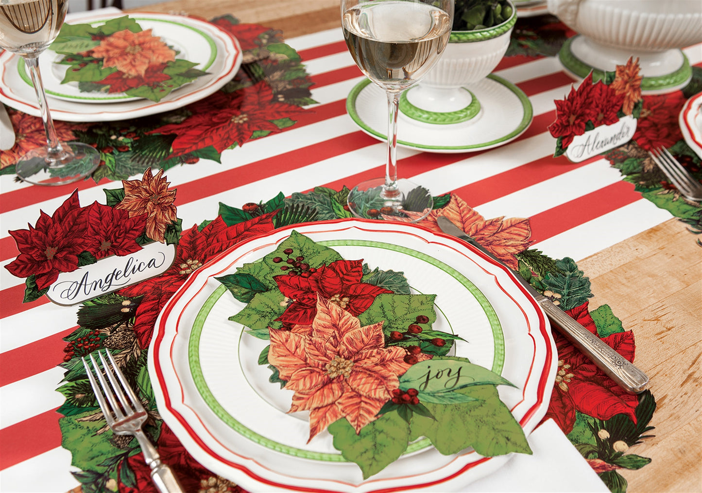 Table Accents - Poinsettia